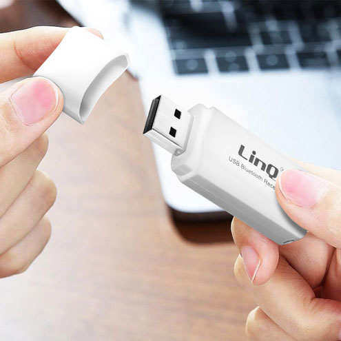 Récepteur audio Clé Bluetooth LinQ avec capuchon