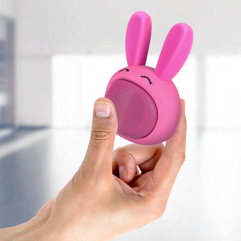 Enceinte sans fil Bluetooth Moxie Mini Boom Light Rose, Design compact et portable