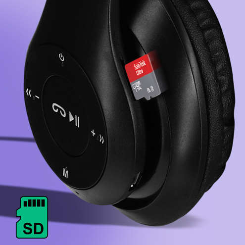 Casque Audio Bluetooth P15 - Fonction Kit Main Libre, Pliable - Noir 24 Casque audio Bluetooth P15 - Fonction kit main libre, pliable - Noir