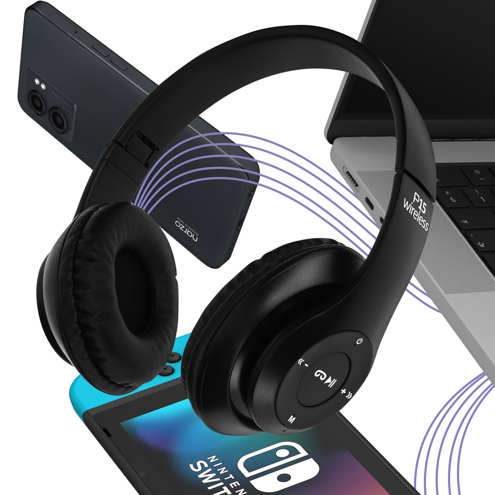 Casque Audio Bluetooth P15 - Fonction Kit Main Libre, Pliable - Noir 22 Casque audio Bluetooth P15 - Fonction kit main libre, pliable - Noir