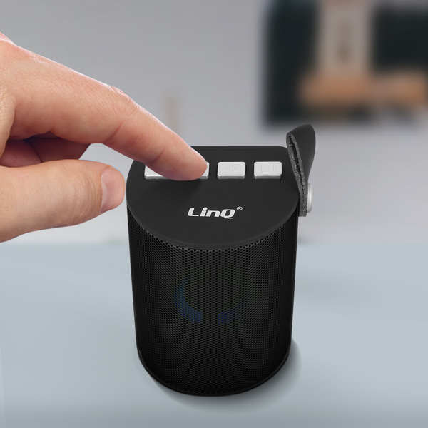 Enceinte Sans-fil Portable Bluetooth LinQ - Boutons de contrôle intégrés