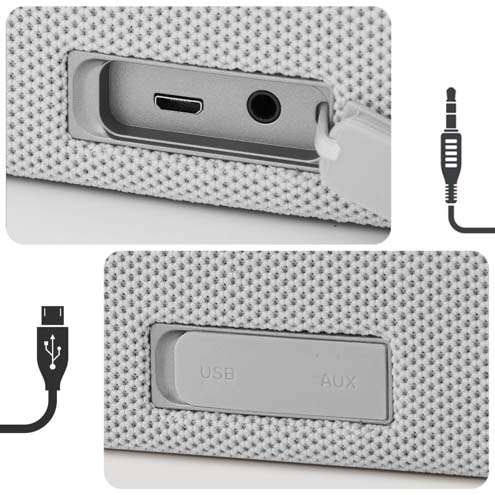 Enceinte Bigben Sydney Urbanista blanc avec prise Jack 3.5mm