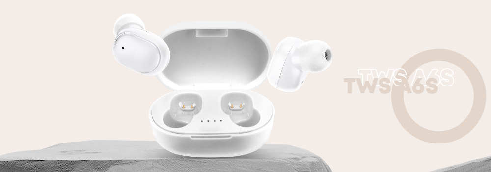 Écouteurs Sans Fil Bluetooth 5.2 avec Boîtier de Charge, Autonomie 12 Heures Blanc