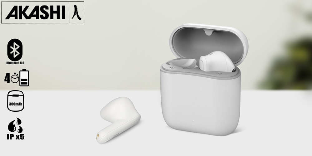 Écouteurs Sans Fil Akashi Avec Boite De Charge, Bluetooth 5.0 Autonomies 20h IPx5 - Blanc 20 Profitez de vos musiques dans le plus grand confort