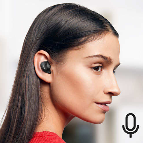 Écouteurs Sans Fil, Étui Compatible Charge Sans Fil, Commande Tactile Et Étancheité IPX6, Awei - Noir 29 Commande Tactile