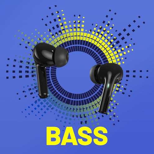 Écouteurs Sans Fil, Étui de Charge avec Autonomie 32h, Awei - Noir