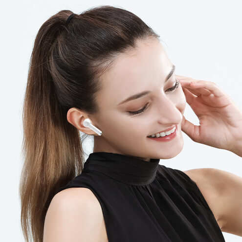 Écouteurs Sans-fil Bluetooth Avec Etui De Charge - Autonomie 12H, Setty Blanc 29 Écouteurs Bluetooth sans-fil Blanc Setty