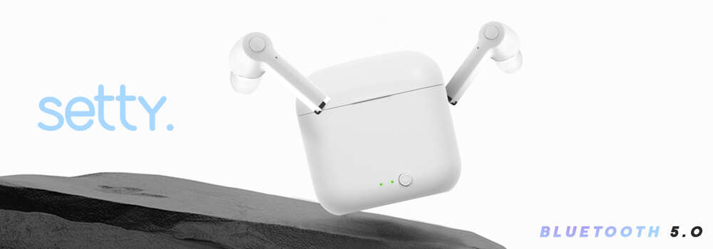 Écouteurs Sans-fil Bluetooth Avec Etui De Charge - Autonomie 12H, Setty Blanc 22 Écouteurs sans-fil Blanc Setty