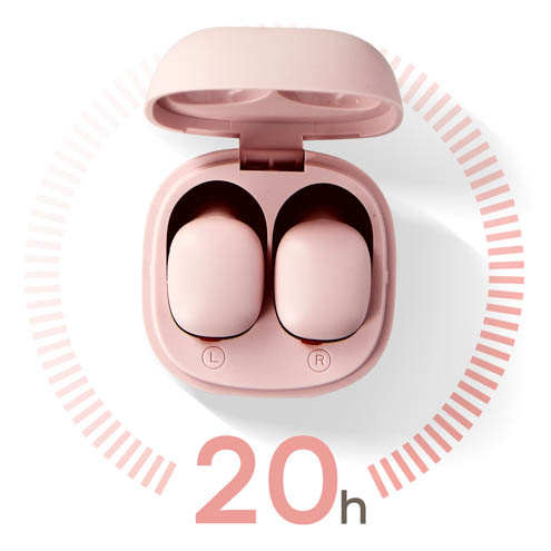 Écouteurs Bluetooth 5.3, So Seven - Rose