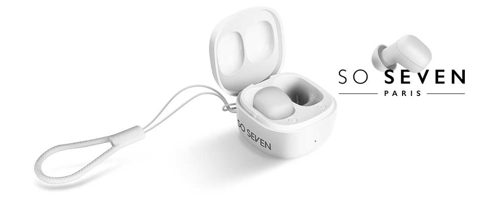 Écouteurs Bluetooth 5.3, So Seven - Blanc