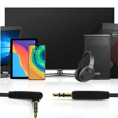 Câble Audio Coudé Jack 3.5mm - Borofone Modèle BL4 - 2 Mètre 27 Câble audio Jack 3.5mm Mâle - universel