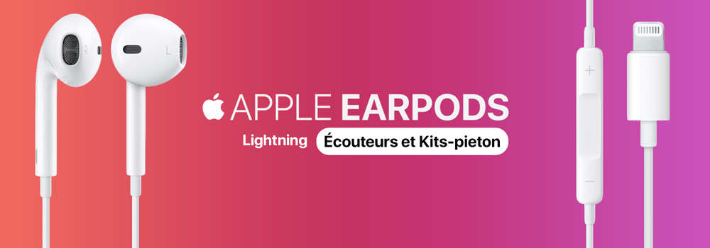 Ecouteurs Original Apple Lightning iPhone / iPad Earpods