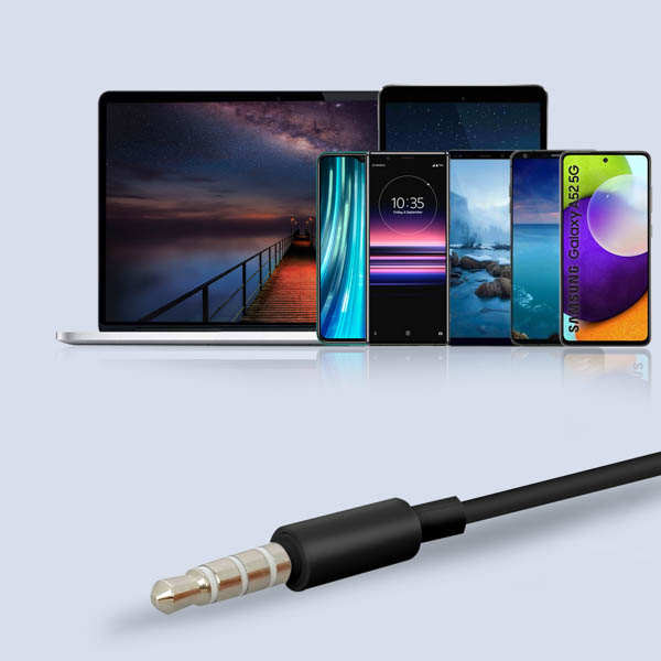 Écouteurs Filaires 3.5mm Officiel Samsung Noir - Large compatibilité