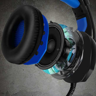Casque Gamer Filaire Jack 3.5mm, LinQ GM6060 - Un son des plus réalistes