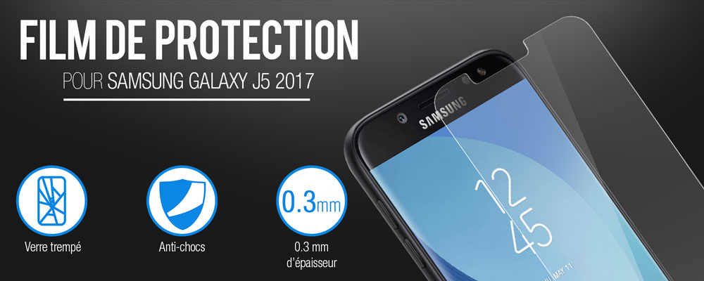 Film en verre trempé Samsung Galaxy J5 2017