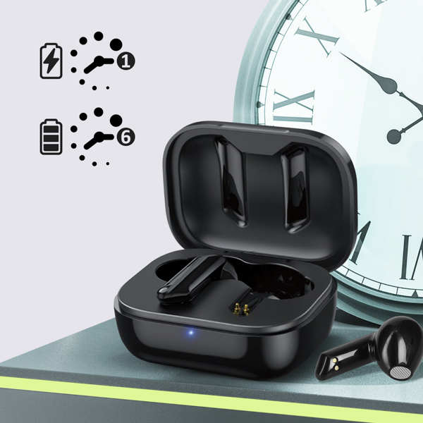 Ecouteurs intra-auriculaires sans fil Awei Noir - Design épuré et discret