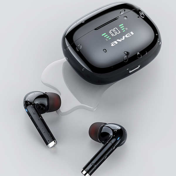 Ecouteurs intra-auriculaires Bluetooth Awei Noir - Bluetooth 5.2